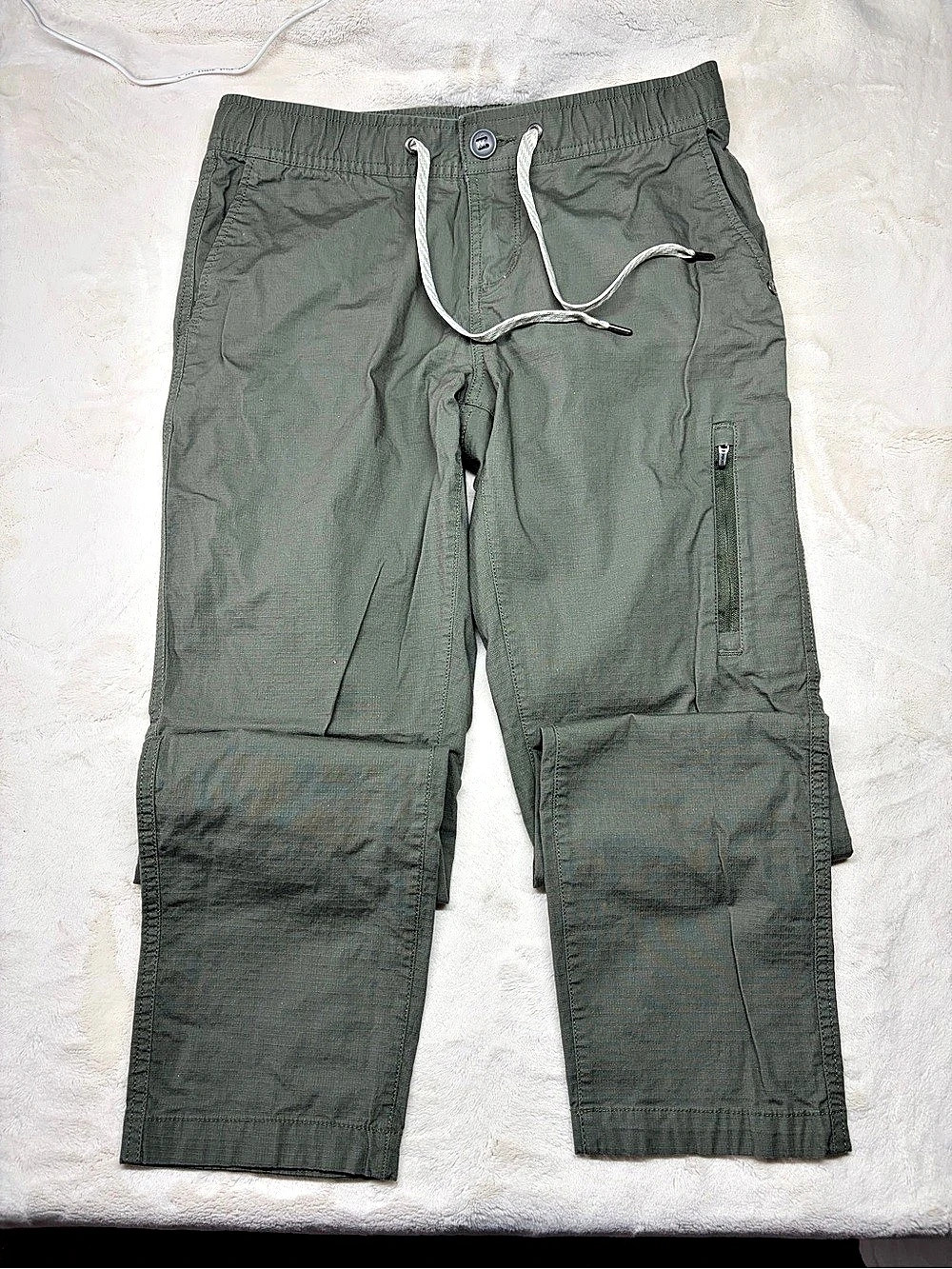 Vuori Ripstop Pants Womens Sz S Green Tapered Utility Hiking Athleisure (VW401)